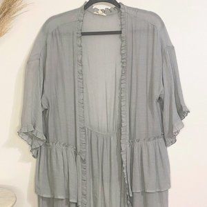 (S) EASEL LINEN BLOUSE